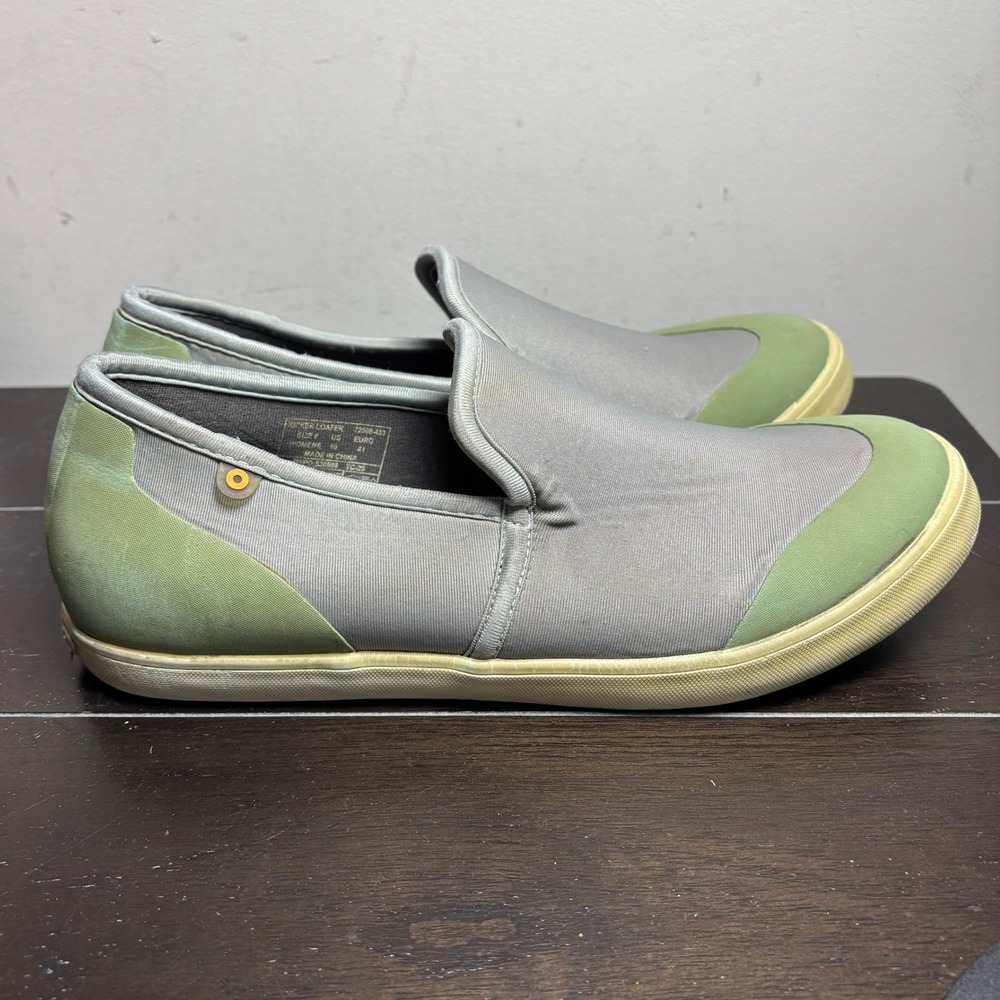 Bogs | Kicker Loafer | W 10 | Grey Green Slip On Shoes